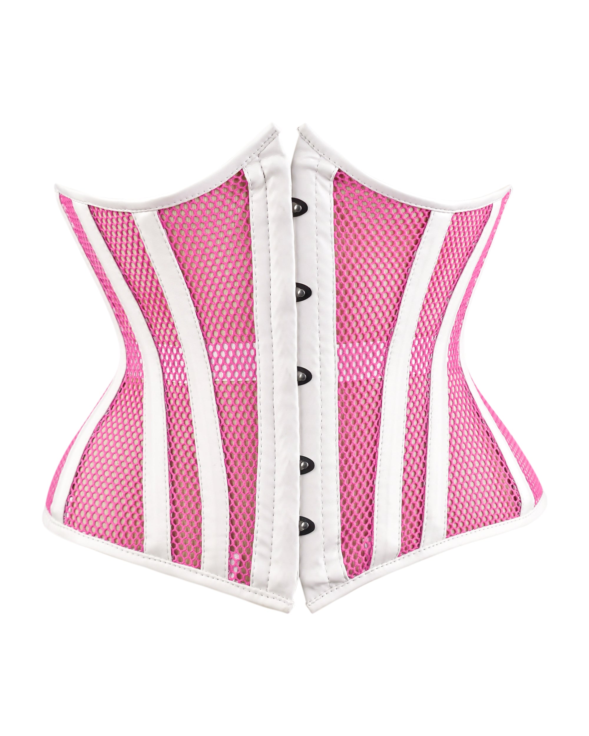 Medieval Sheer Steel-Boned Lace-Up Corset