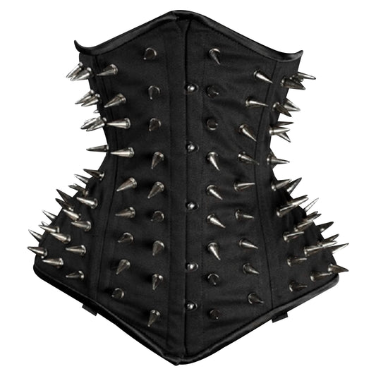 Steampunk Steel Boned Cotton Under bust corset