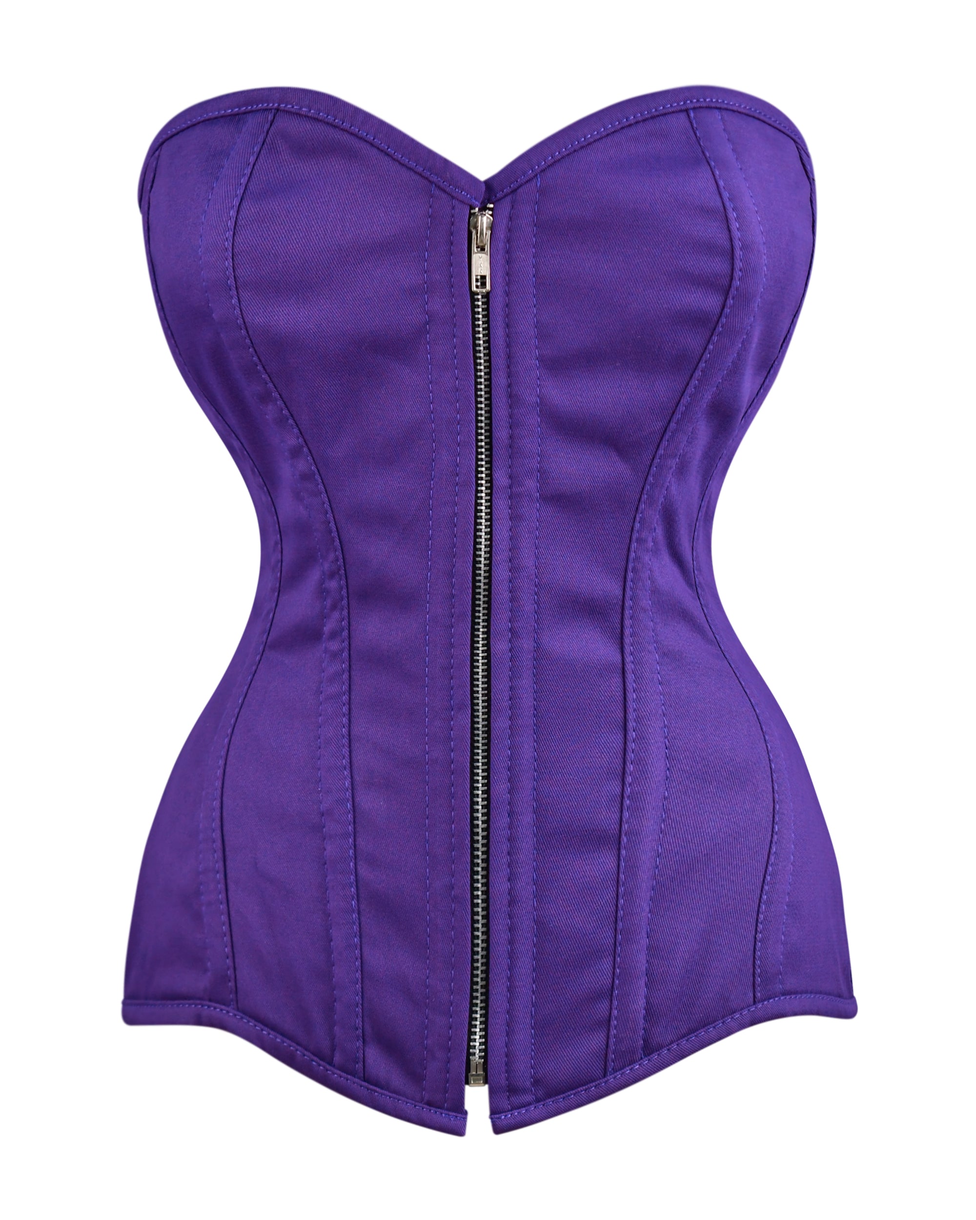 Steel Boned Overbust Corset for Plus Size