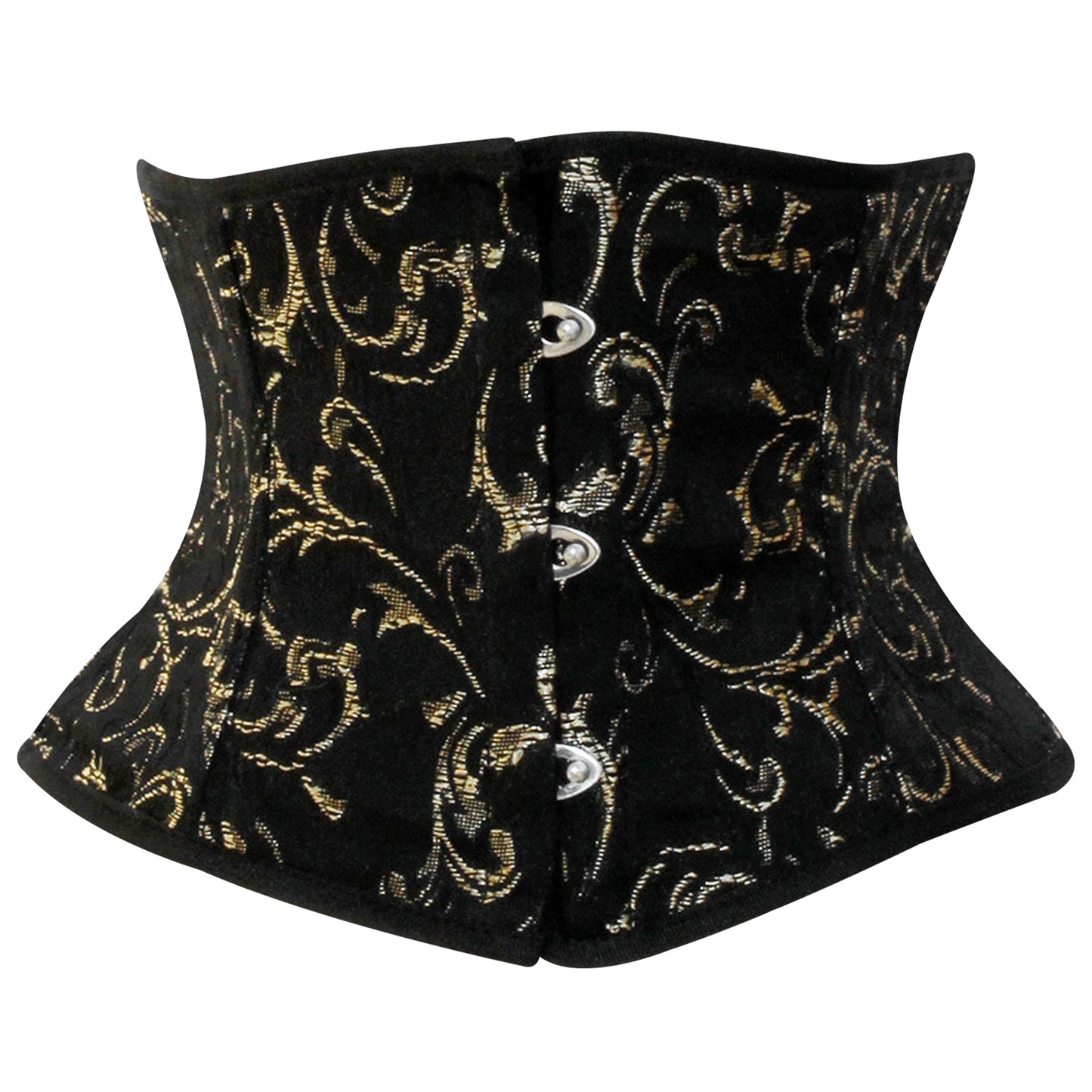 Red Brocade Mini Cincher corset - Waist Trainer Short torso