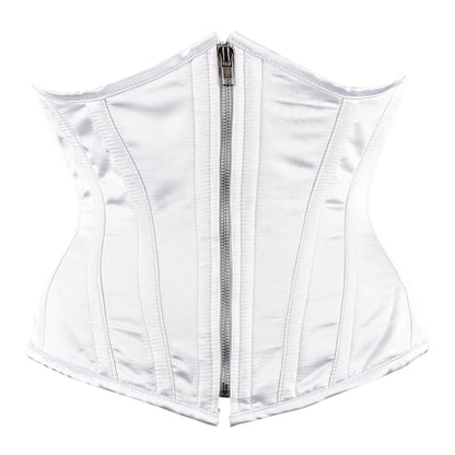 Ivory Enchantress Underbust Corset (Satin White)