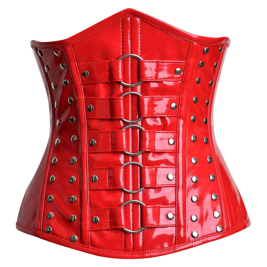 Red Corset Top - underbust Corset