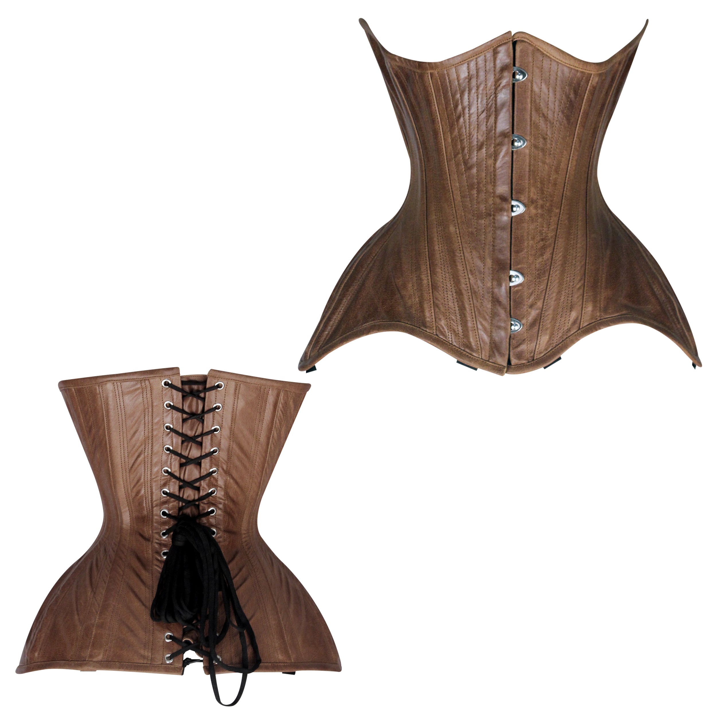 Steampunk Steel Boned Underbust corset