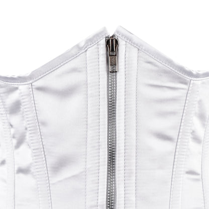 Ivory Enchantress Underbust Corset (Satin White)