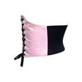 Pink Glitter Waist Training Cincher Corset  - Corset Belt