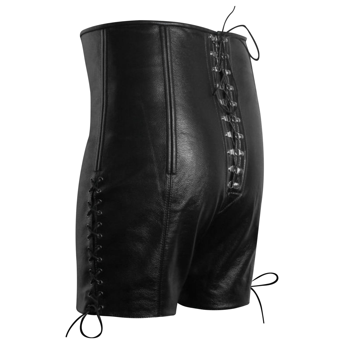 Men Corset Shorts, Real Leather Waist training Men Corset