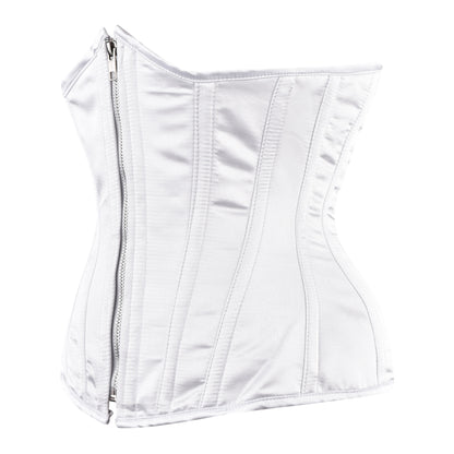 Ivory Enchantress Underbust Corset (Satin White)