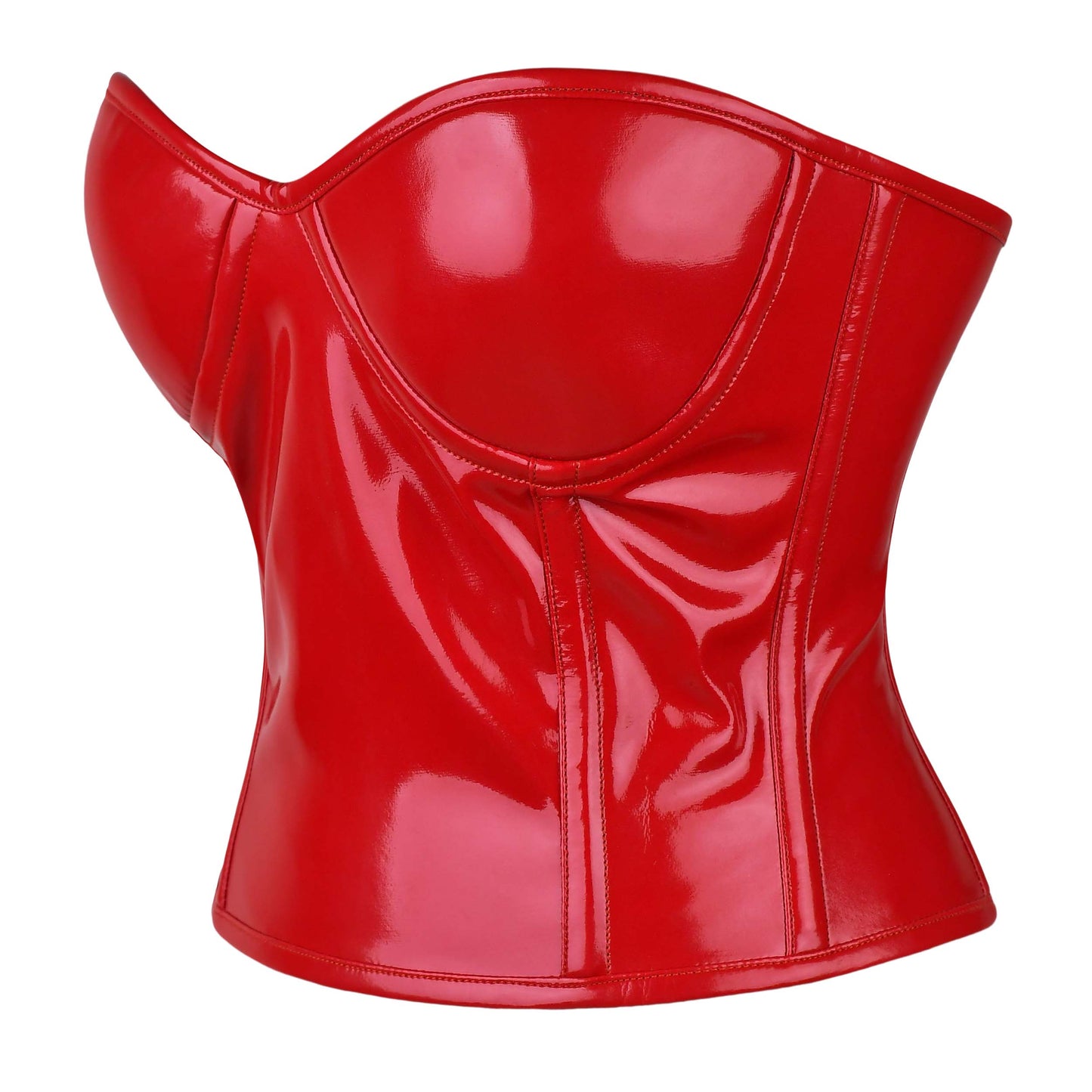 Red Patent Leather Corset