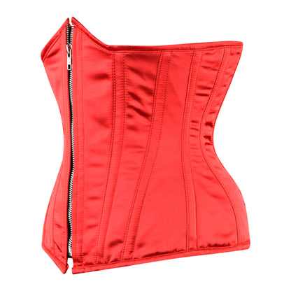 Scarlet Temptress Underbust Corset (Satin Red)