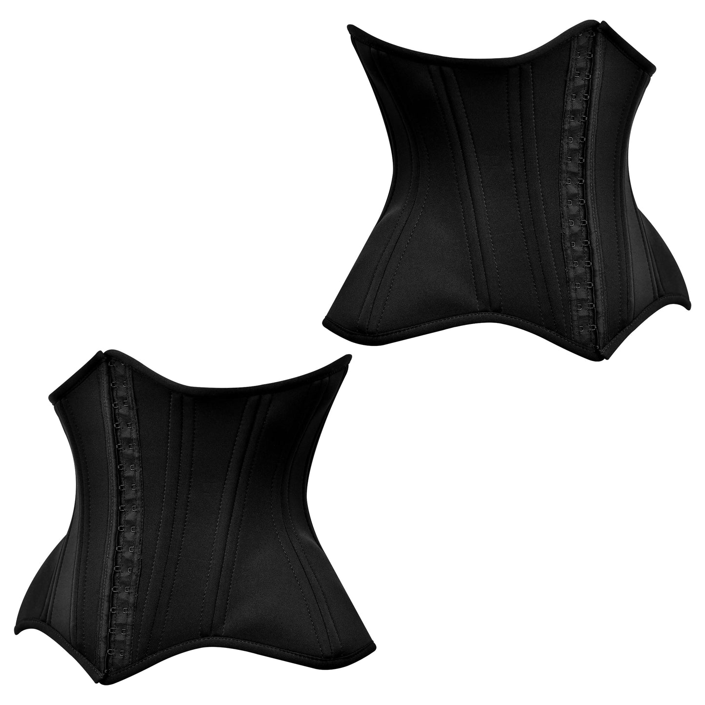 Black Spandex Under bust Waist Trainer/ Faja for waist reduction